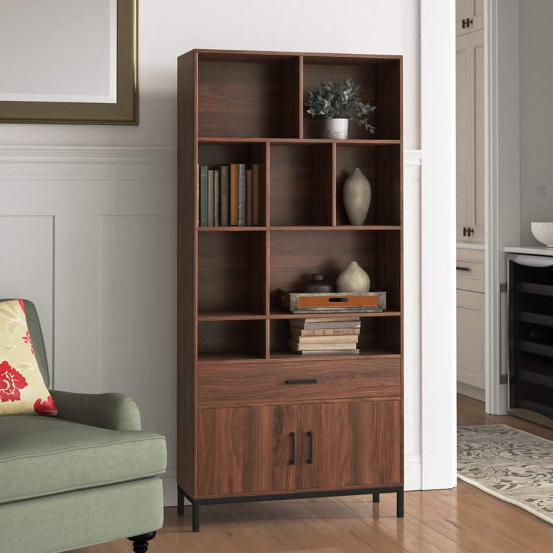 Inoue Storage Bookcase, Walnut