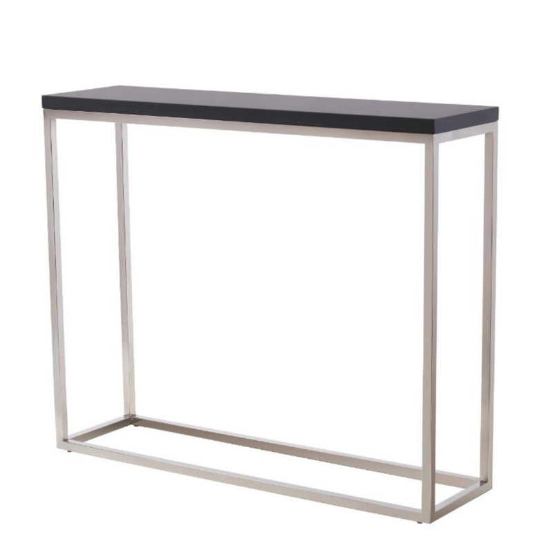 Camp Narrow Console Table, Black, Black