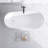 60'' x 31'' Freestanding Soaking Acrylic Bathtub