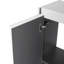 Armoire latérale de salle de bain 12 po, 2 portes à fermeture douce, conception à fixation flottante
