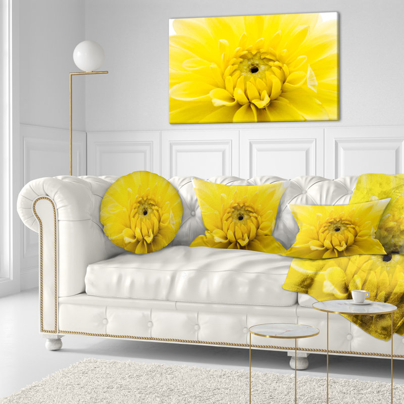 Coussin lombaire fleur chrysanthemum