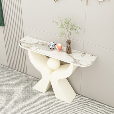 Console de style moderne en pierre frittée