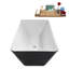 Baignoire autoportante 63 "avec drain interne Streamline-112235233