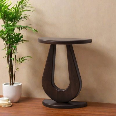 Table d'entrée moderne semi-circulaire
