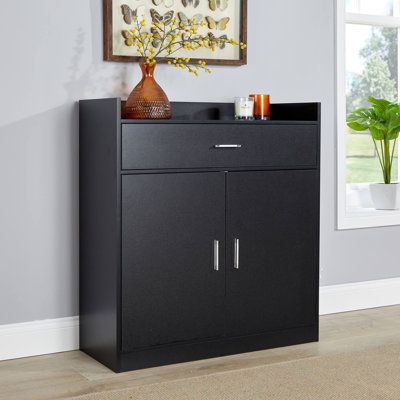 Novara 2 Door 1 Drawer Hallway Shoe Storage Cabinet