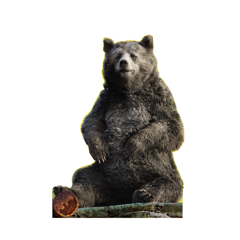 Découpée en carton life live action de la jungle-baloo disney live action