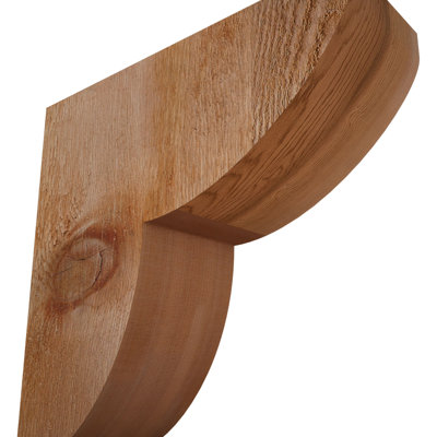 4"W x 12"H x 12"L Crestline Rough Sawn Rafter Tail, Western Red Cedar