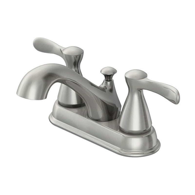 Centerset 2-handle Bathroom Faucet, Bronze