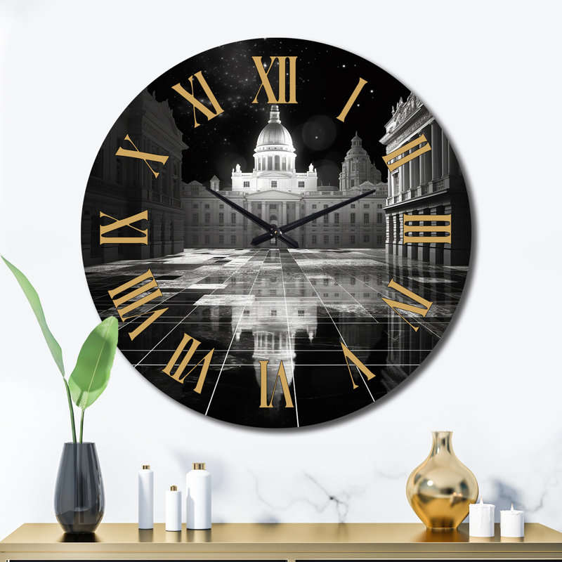 Horloge murale 3D Cityscape London Architecture, Très grand