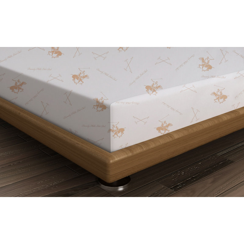 100% Cotton Fitted Sheet, European Single, Salmon/White