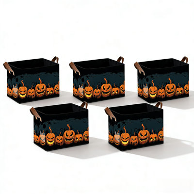 Panier de rangement 5 pièces Halloween
