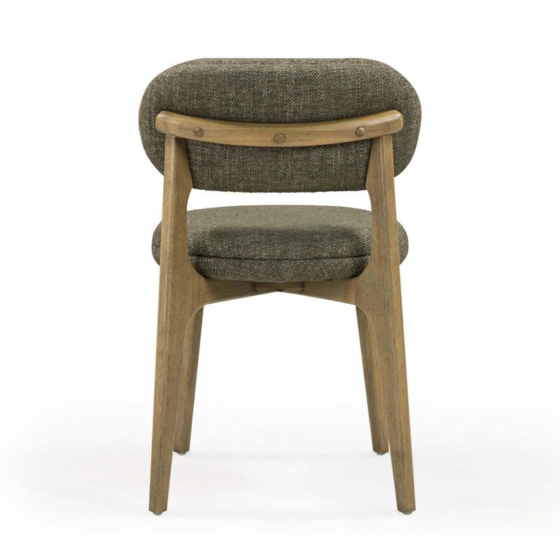 Chaise de salle à manger Caleb, Vert forêt