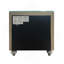 Table de chevet beige en velours