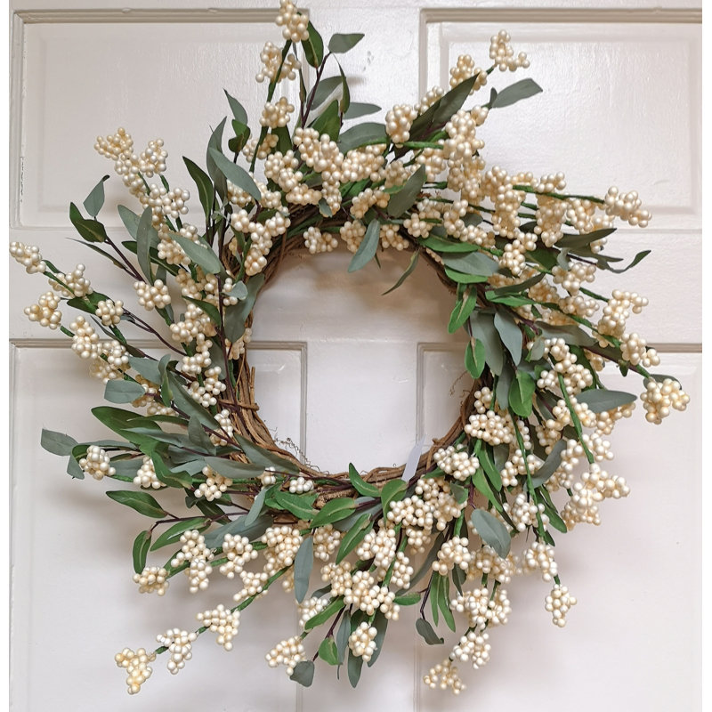 Handcrafted Faux Silk 18'' Wreath