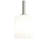 Reines One-Light Brushed Nickel Pendant with Opal Glass Shade-127419973-130165651