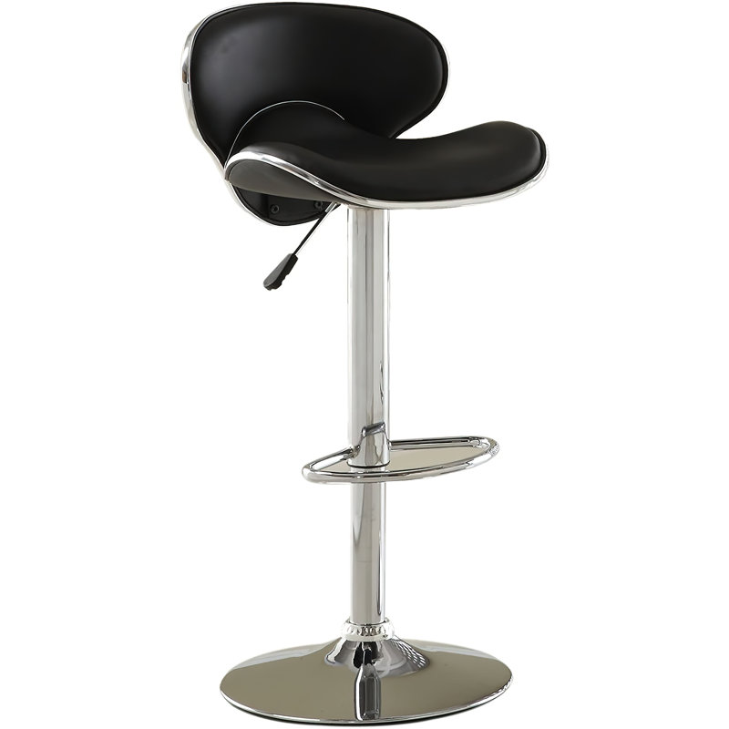 Tabouret pivotant à hauteur réglable, Noir
