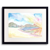 Beach Dreams At The Copacabana Rio De Janeiro Print by Martina Bleichner