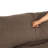 Oversized Manual Recliner Chair With Push-Back Mechanism, Plush Fleece Upholstery, And Built-In Massage Pillow-1488190176