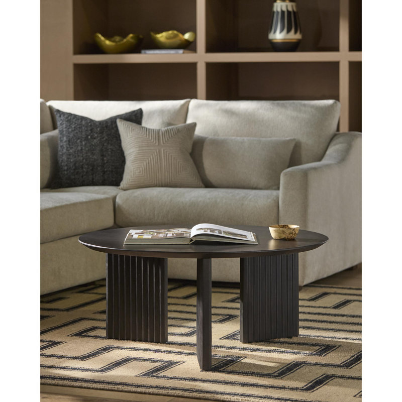 Edianna Modern Coffee Table, Black