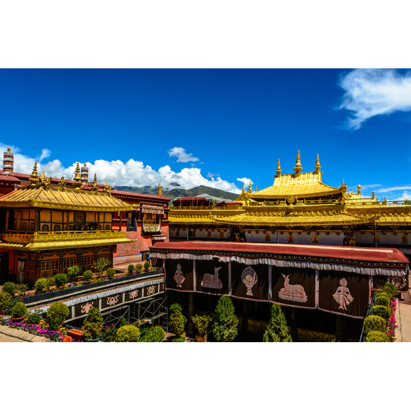 Jokhang Temple by Jason_Yu - Wrapped Canvas Print, 30cm H x 46cm W x 3.8cm D
