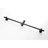 59-Inch Hose Handheld Shower With Safe And Build In Matte Black Stainless Steel Adjustable Height Construction