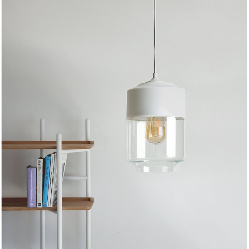 Jurado 1 - Light Jar Pendant, White