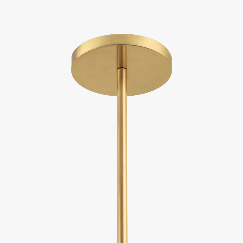 Ubud Woven Cylinder Pendant Light Solid Brass Finish With Rattan shades For Hallway and Living Room
