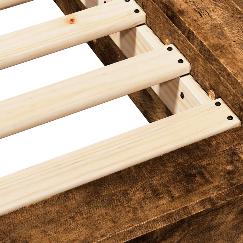 Bormann Bed, Smoked Oak, 100 x 200 cm