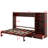 Queen Size Murphy Bed With Shelf-328876054