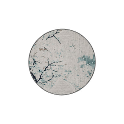 Machine Washable Gray Area Rug
