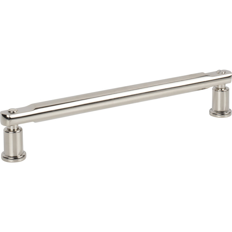 Everitt 6 5/16" Center to Center Bar Pull, Polished Nickel