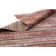 Summer Striped Area Rug in Red