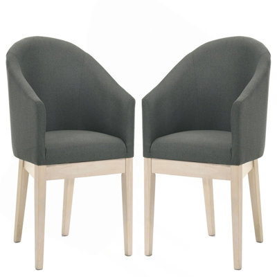 Ensemble de 2 fauteuils demi-tonneau l 23 po Orsola