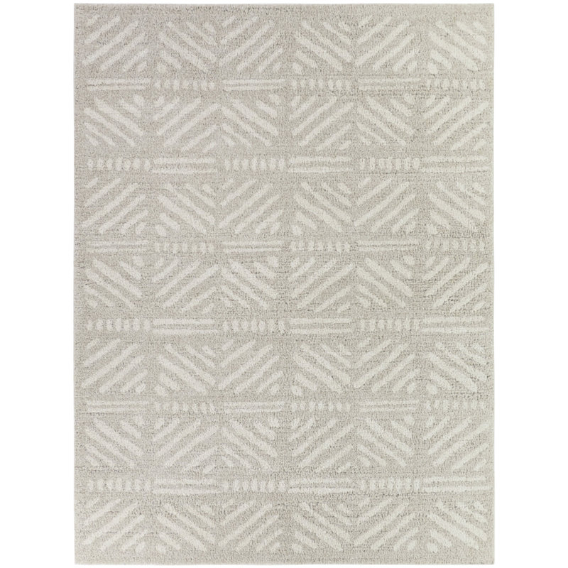 Tapis gris Calix, Rectangle 5 pi 3 po x 7 pi