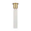 Kelly Wearstler Volver 1-light Small Ceiling Flush Mount in Bronze with Clear Etched Glass shade-604665868-604665865