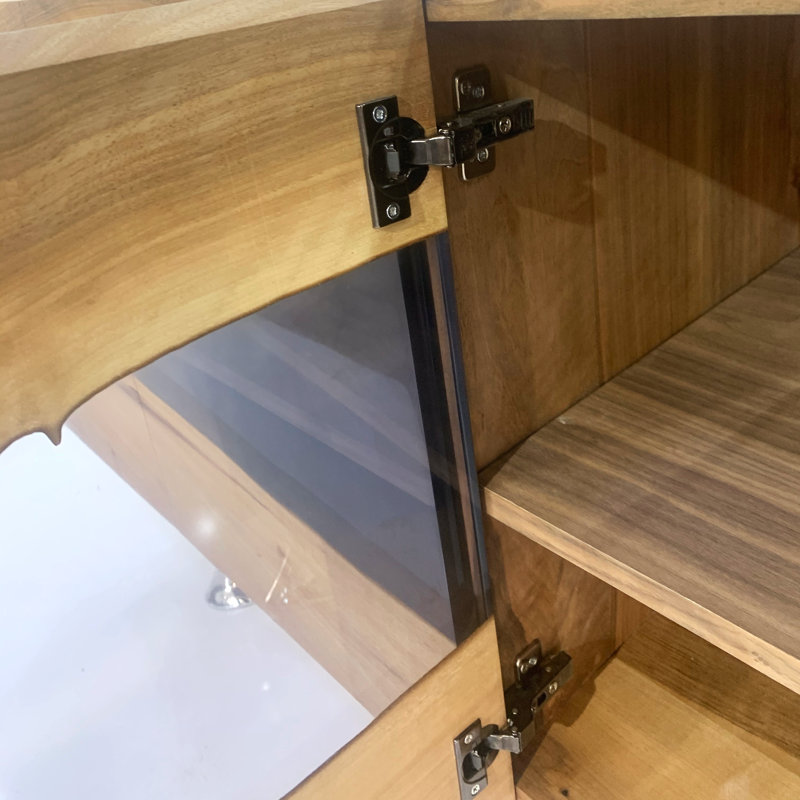 Milon 78.7'' W Solid Wood Credenza