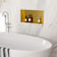 Niche de douche en acier inoxydable 24 po x 12 po Niche de salle de bain Niche de savon mural Organisateur de décoration rectangulaire pour le rangement horizontal-101444677