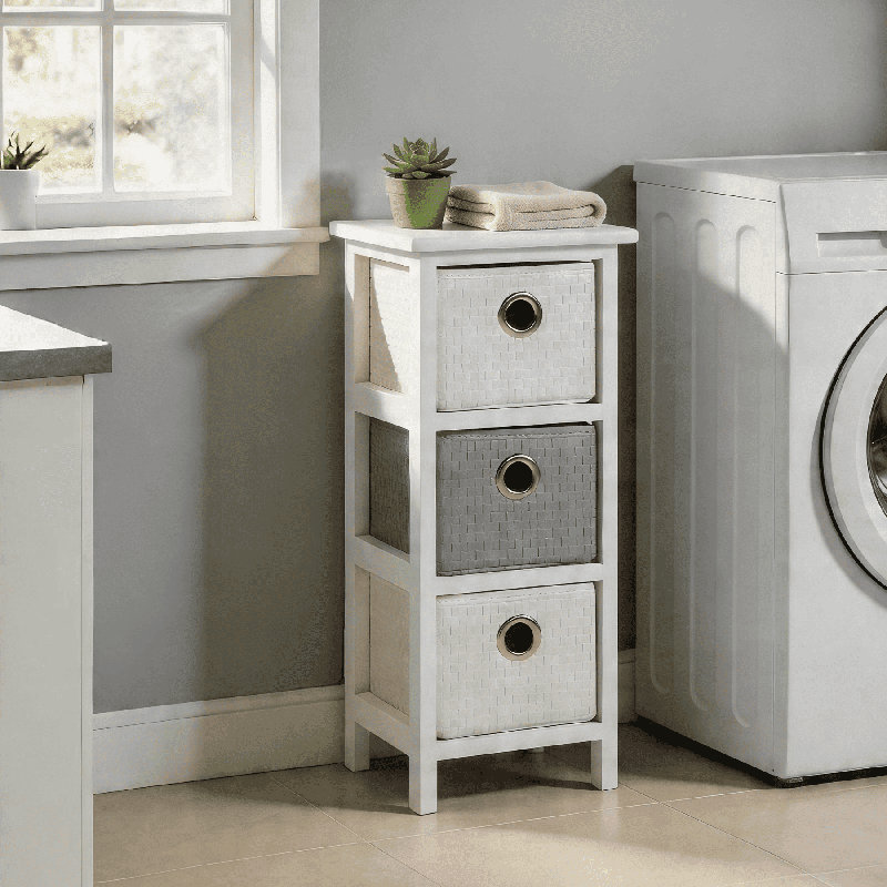 Fraga Fully Assembled 3 Drawer Storage Unit