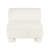 Polyester Square Boucle White Accent Chair