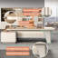 Bureau de direction en L 94,49 "simple et luxueux-661650795