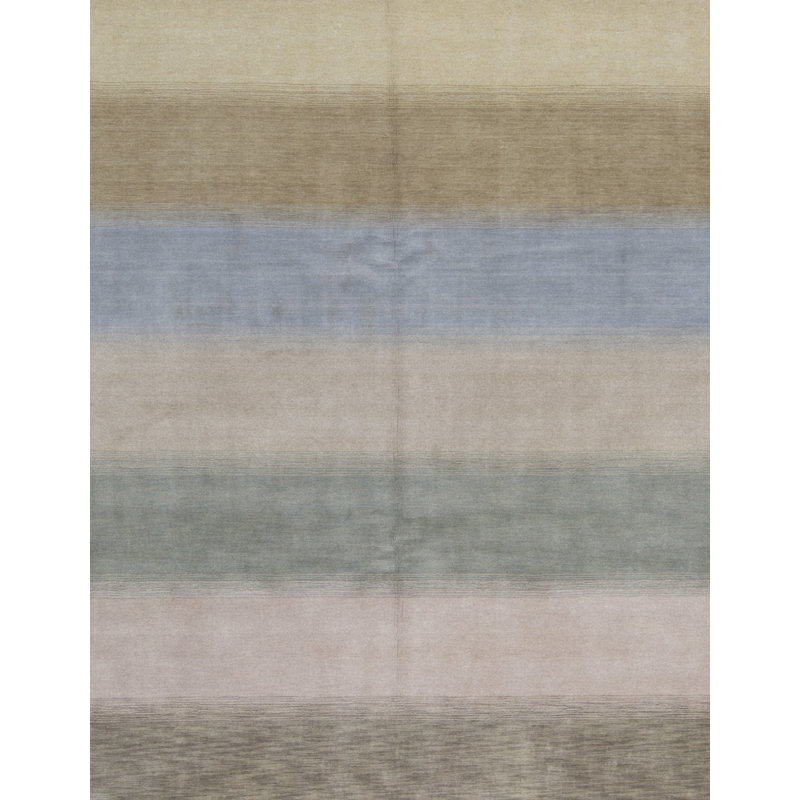Gabbeh Wool Striped Area Rug