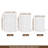3 PCS Metal Daisi Garden Stool