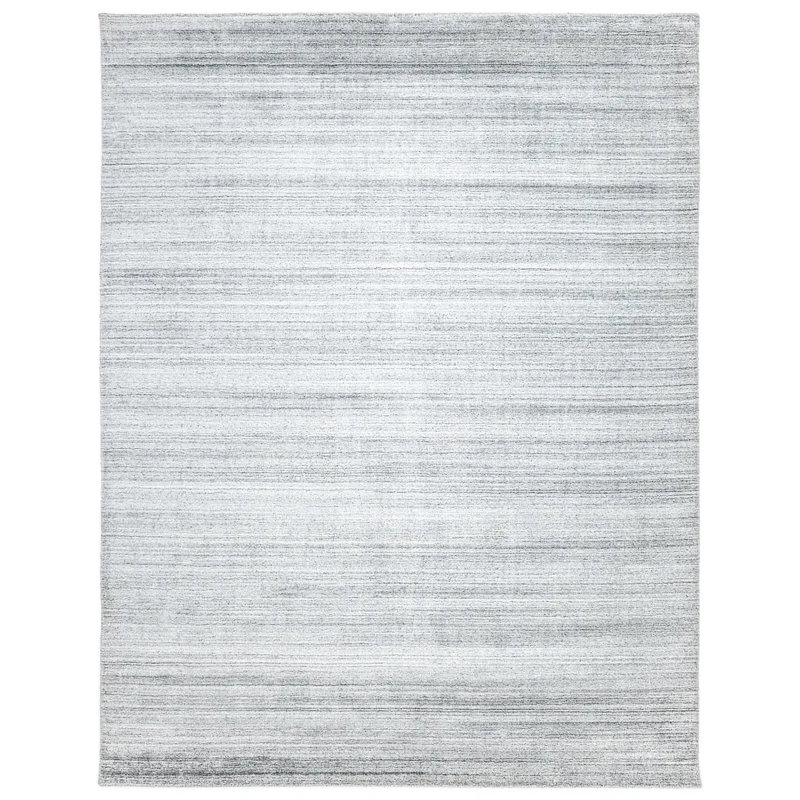 Tapis en viscose / lin / coton tissé à la main Ariq Ariq, Rectangle 8 pi x 10 pi