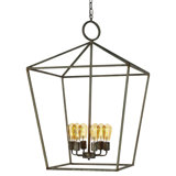 Vegas 6 - Light Lantern Geometric Chandelier