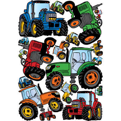 Adhésif décoratif tracteur