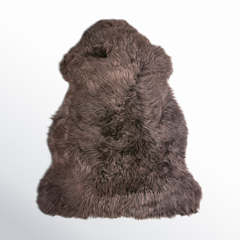 Izola Sheepskin Animal Print Indoor Rug, Novelty 2' x 3'
