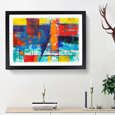 Abstract Art Painting Vol.292 by S.Johnson - Framed Print