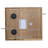 Wizzisaunas 1-Person Far Infrared Wooden Sauna For Home, With 3-Sided Tempered Glass, Red and Blue Light Therapy, Remote Temperature Control Via App, Built-In Bluetooth Speaker, Red Cedar Wood-127687251-133685816