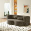Canapé moderne avec 2 coussins, canapé-lit en velours côtelé et rembourré de mousse, matelas pliant simple de 15 po pour le salon, le lit d'invité, la salle de jeux, aucun assemblage requis-977997540