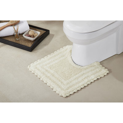 Tapis pour salle de bain 100% coton touffeté Rasika